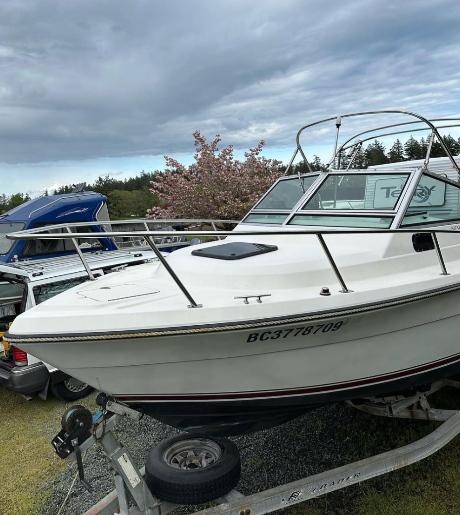 Boat exterior cleaning project