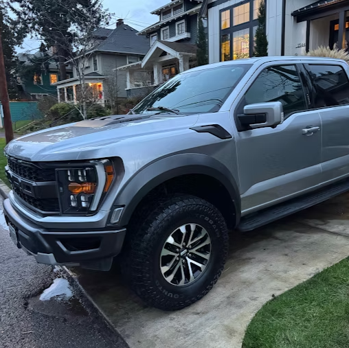 Silver Ford truck mobile detailing result